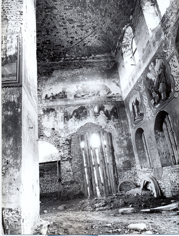 Заборовье, интерьеры храма, 1980-е гг.